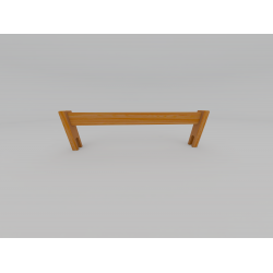 Zabezpieczenie do łóżka sosnowe 108cm